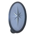 thumbnail image 1 of Escotilla ovalada Macarena Cubierta de plástico impermeable apto para barco canoa yate deporte acuático gris, 1 of 7