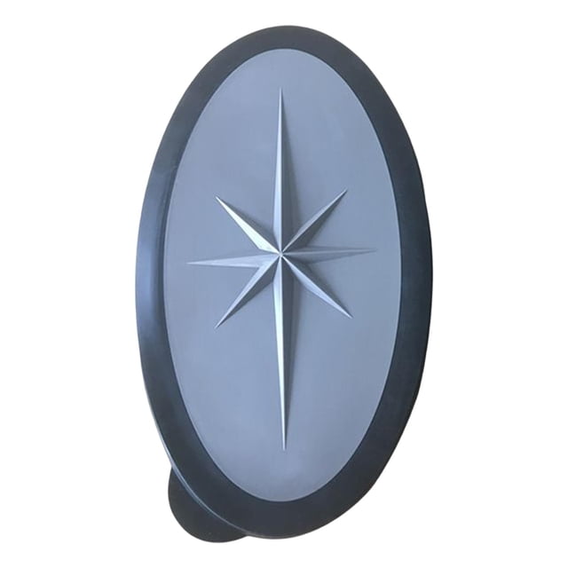 Escotilla ovalada Macarena Cubierta de plástico impermeable apto para barco canoa yate deporte acuático gris