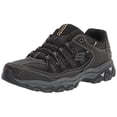 thumbnail image 1 of Espadrilles de Mode à Lacets pour Hommes After Burn - Memory Fit, Noir, 10.5 X-Wide US, 1 of 2