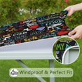 thumbnail image 6 of I Love My Dogs Art Square Fitted Tablecloth with Elastic Edge,Square Table Cover,Washable Elastic Table Cover for Home Kitchen Party Decor 36"x36", 6 of 6