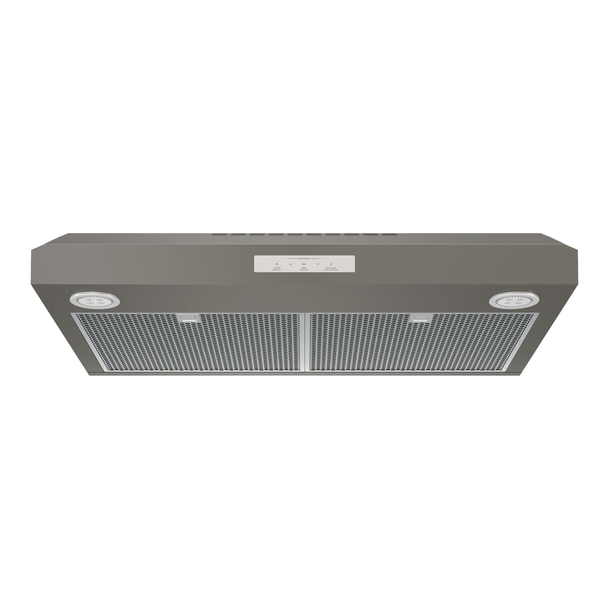 GE Profile 36 inch Under Cabinet Standard Range Hood with 400 CFM AutoOff Chef Connect LED Lighting and Glass Touch Controls: