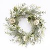 Guirnalda de Navidad artificial hecha a mano al por mayor de 50 cm para decoración de puerta principal