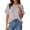 P129 Grey, variant on Tfken Women Tshirts Summer Short Sleeve Crew Neck Tops Tees Loose Casual T-Shirts Ladies Trendy Clothes Outwear Size L Black