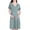 Green, variant on TAIAOJING Women Maternity Nursing Dress Dress Short Sleeved Feeding Dress No Wear Bra Go Out Postpartum Feeding Summer Dress
