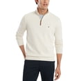 thumbnail image 1 of Suéter Cremallera Tommy Hilfiger Hombre Signature Blanco Talla L, 1 of 3