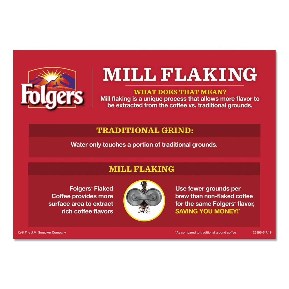 Folgers Coffee Filter Packs, Regular, 0.9 oz, 40 count
