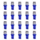 thumbnail image 4 of Sailing Bombillas LED T10 de 12 V, color azul superbrillante, para luz de cuña de coche, paquete de 20, 4 of 5