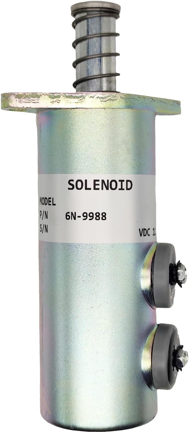 24V Fuel Shutoff Solenoid 6732-82-9110 For Komatsu PC150LC-6, PC150LC-6K, PC150-6 – New, China-Made
