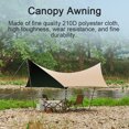 thumbnail image 4 of Waterproof Garden Canopy Awnings Oxford Cloth Sunproof Shade Ultraviolet Protective Sunshade, 4 of 6