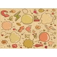 thumbnail image 1 of Ahgly Company Indoor Rectangle Patterned Papaya Orange Area Rugs, 8' x 12', 1 of 1