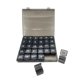 thumbnail image 2 of Organizador de pastillas mensual una vez al día – Caja organizadora de pastillas de 30 días – Apretar para abrir – Estuche portátil con compartimentos grandes para viajes, (negro), 2 of 4