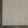 thumbnail image 2 of Nourison Courtyard Indoor/Outdoor Ivory/Charcoal 2'2" x 8' Area Rug (2x8), 2 of 9