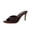Brown, variant on Elle Pointed Heel Womens Sandal, Open Toe Heeled Mule with Cushioned Memory and Stiletto Design
