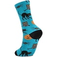 thumbnail image 3 of Coolnut Cute Cartoon Cats Socks Winter Warm Socks Fashion Print Socks Novelty Casual Socks for Men Women( 1 Pack), 3 of 6