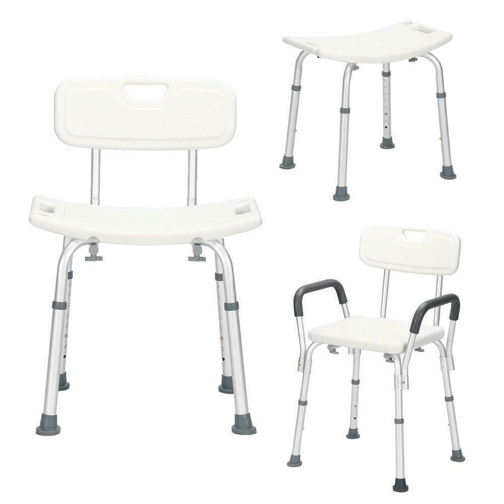 Adjustable Bath Stool AntiSlip Bench Bathtub Stool Seat Shower Stool