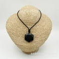 thumbnail image 6 of Shungite Stone Energy Star of David Necklace,Star of David Necklace for Men Women,Black, 6 of 6