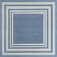 thumbnail image 2 of Rugs.com Lotus Collection Rug – 8' Square Blue Low Rug Perfect For Living Rooms, Kitchens, Entryways, 2 of 9
