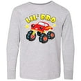 thumbnail image 3 of Inktastic Monster Truck Little Bro Long Sleeve Youth T-Shirt, 3 of 5