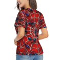 thumbnail image 3 of Spider-Man T-Shirt à Manches Courtes Col en V pour Femmes, 3 of 7