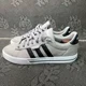 thumbnail image 1 of Adi - das Daill 3.0 Men Gray & Black Canvas Low-Top Sneakers Size 11.5 Casual Shoes, 1 of 6