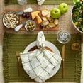 thumbnail image 6 of Variegated Olive Green Fringe Placemat (Set of 6), 6 of 6