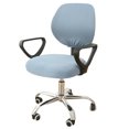 thumbnail image 1 of Moonsaad Stretch Office Computer Rotating Chair Split Cover, Spandex Seat Cover Chair Protector Slipcover, 1 of 8