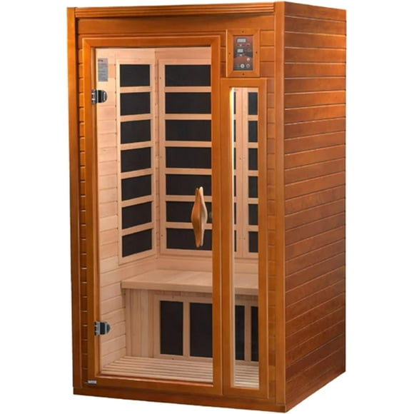 DYNAMIC SAUNAS Barcelona 1-2 Person Far Infrared Sauna - Curbside Shipping ONLY **SOME REMOTE SHIPPING AREAS MIGHT BE RESTRICTED FROM DELIVERY**