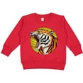 thumbnail image 2 of Inktastic Roaring Tiger Design Toddler Sweatshirt, 2 of 4