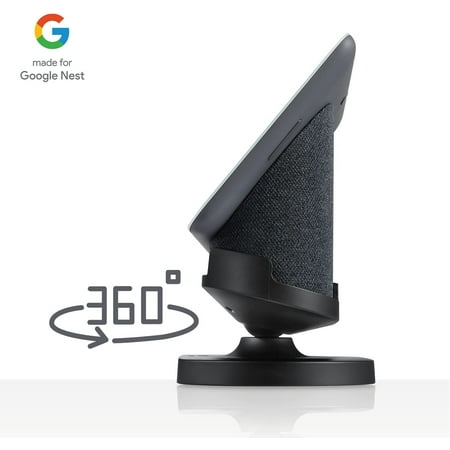 Wasserstein - Adjustable Stand for Google Nest Hub (2nd Gen) - Charcoal