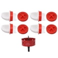 thumbnail image 1 of Comedero automático para pollos con tapa, kit de alimentación por gravedad para cubos., 1 of 14