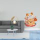 thumbnail image 2 of Escultura De Bola De Cristal Con Forma De Gato, Figura De Metal, Adorno De Escritorio, Estatua, Soporte Para Pasillo, Chimenea, Dormitorio, Sala De Estar, Oficina, Reloj De Pared Silencioso,, 2 of 8