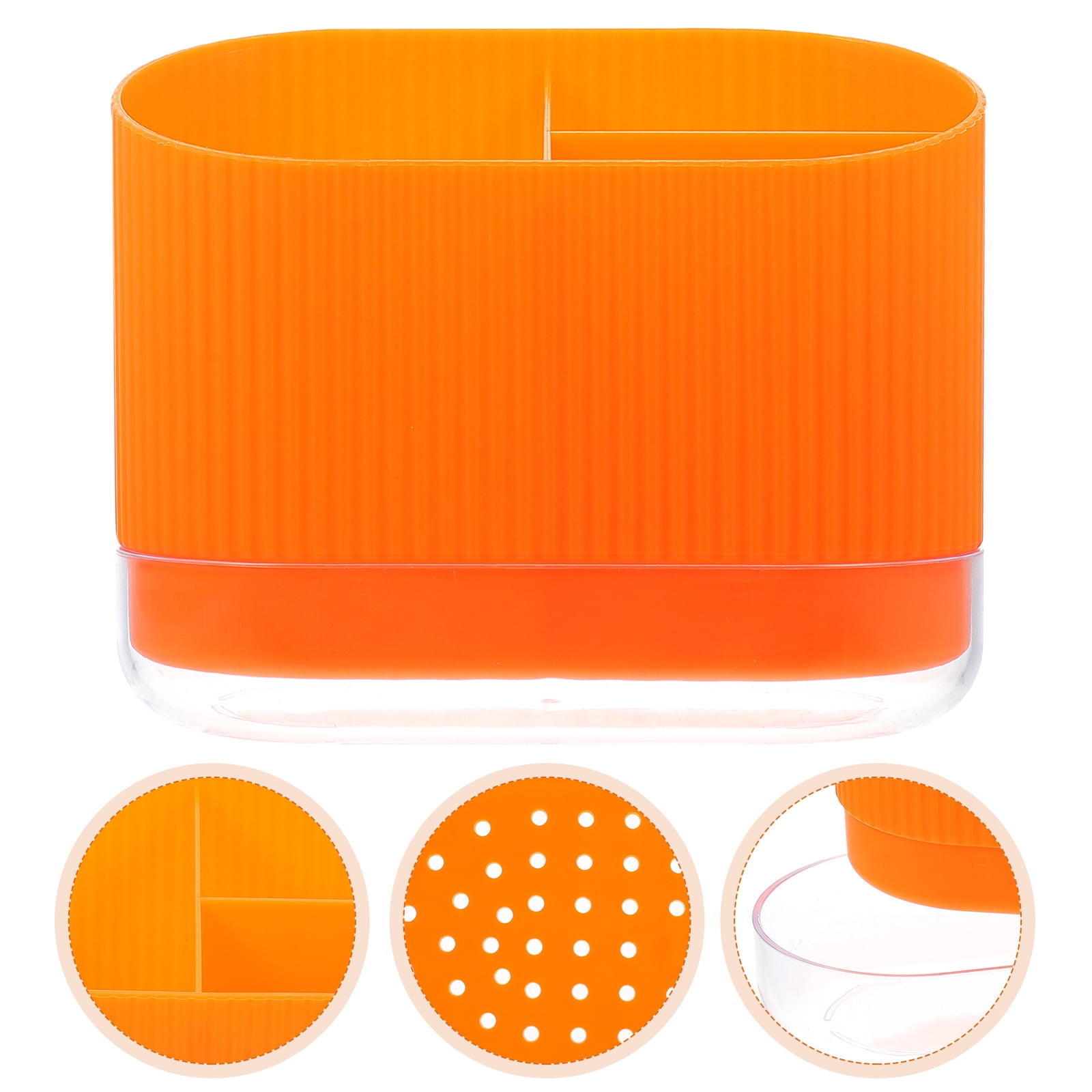 Bbanquetan Kitchen Utensil Holder Desktop Chopstick Holder Plastic Cutlery Holder Plastic Spoon Holder