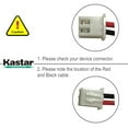 thumbnail image 2 of Kastar 4-Pack BL93NC487 Ni-MH Battery 4.8V 2200mAh Replacement for Cooper Industries 6200-RP 6200RP, Exit Light Co ELR-G ELR-R LEDG3B LEDGBB LEDGBB-ST LEDR3B LEDRBB LEDRBB-ST, Exell EBE-43 EBE43, 2 of 3
