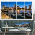 thumbnail image 1 of Design Art - Boston Skyline at Dusk, 1 of 3