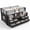 Black, variant on Bellemave Low Loft Bed with 8 Storage Drawers & LED Lights, Metal Twin Size Loft Beds Frame with Shelves for Kids, Under-Bed Play Space, No Box Spring Needed, Black