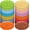 Colorful, variant on 24 Pcs Round Floor Cushions Floor Pillows Meditation Seat Pillows Flexible Seating for Adults Kids, Chair Cushions for Classroom, Nursery, Living Room, Yoga(Small 11.8 Inch,Multi Color)