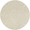 thumbnail image 4 of SAFAVIEH Blossom Roy Geometric Wool Area Rug, Light Grey/Ivory, 9' x 12', 4 of 10