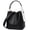 Black, variant on Soft PU Leather Handbags for Women Bucket Bag Shoulder Hobo Bags Big Capacity Tote Crossbody Bag