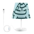 thumbnail image 2 of Line Turtle LED Desk Lamp Table Lamp USB Bedside Nightstand Small Lamp for Bedroom Living Room Kids Room, 2 of 8