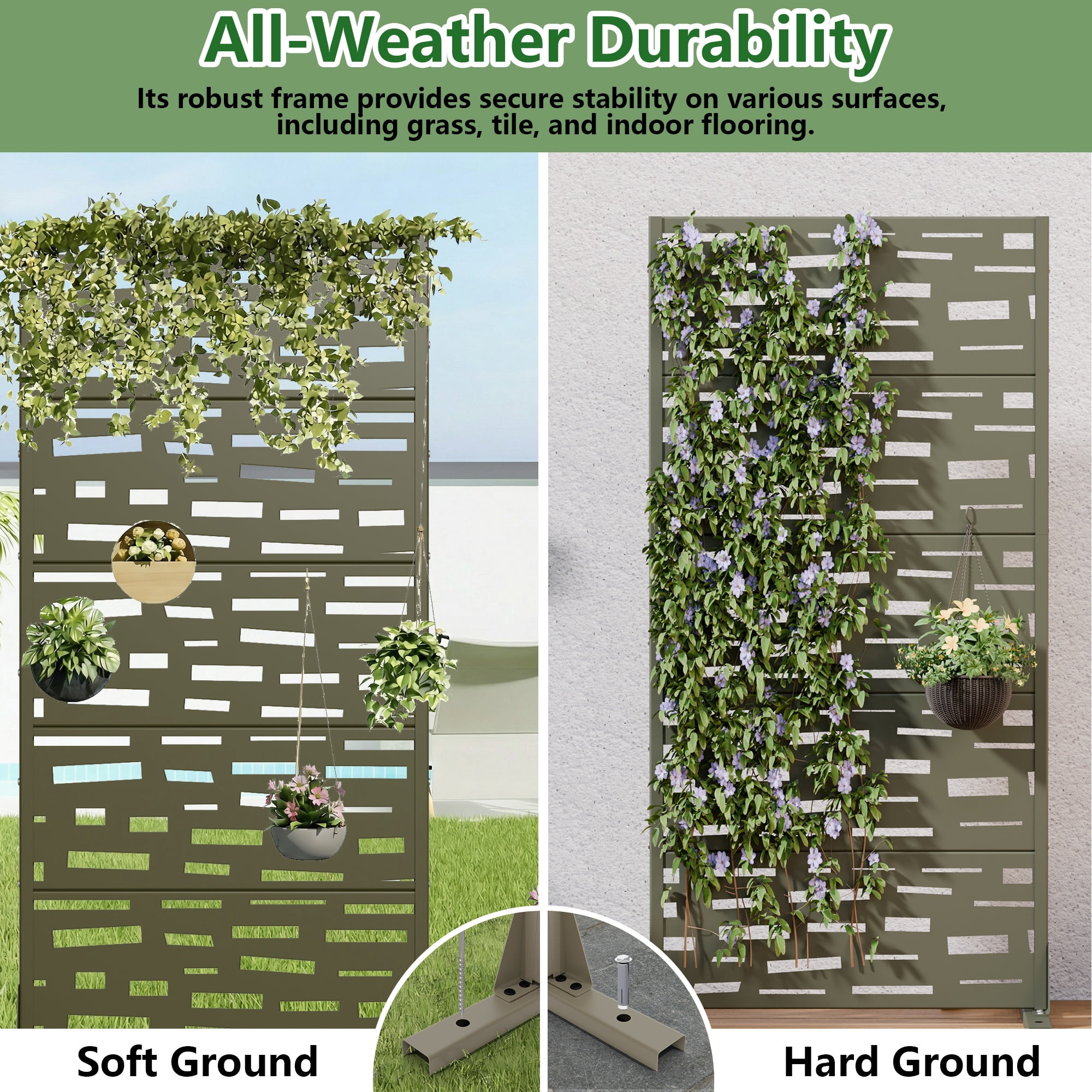 Metal Outdoor Privacy Screen