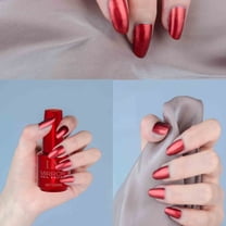 Nail Polish, Long Lasting Nail Lacquer, Non-Peelable Gel-Like Nail Varnish for Manicure, Quick Dry formula with Smooth Finish