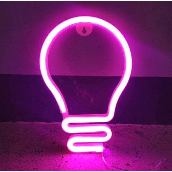 LINLIN Neon Light Sign LED Night Lights Battery and USB Operated Decorative Marquee Sign Bar Pub Store Club Garage Home Party Decor