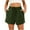 Army Green, variant on BiZtdJrK Womens Solid Shorts Drawstring Elastic High Waist Athletic Shorts Baggy Comfy Casual Summer Beach Shorts with Pockets on sale clearance Purple XXL