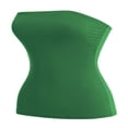 thumbnail image 1 of CHUANK Haut Bandeau Long Tube Basique Uni Extensible en Coton pour Femmes, Lot de 2, 1 of 5