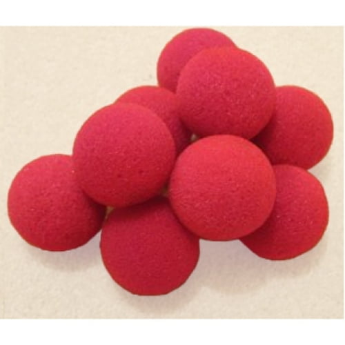 Red 2.5 inch Super Soft Sponge Ball Pack of 4 from Magic by Gosh 