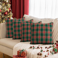 thumbnail image 7 of Softalker Pack of 4 Christmas Pillow Covers Zippered 18 X 18 Square Pillow Cases for Couch, Patio, Christmas Decoration, 7 of 7