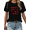Black, variant on Women's cotton White Print Tshirt Graphic Tees Multi-Pattern Red Love Heart Shirts S-5XL Casual Daily Tops