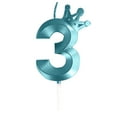 thumbnail image 1 of Bougie d'Anniversaire Numérotée 3D Bougies Joyeux Anniversaire Anniversaires Bleues, 1 of 2
