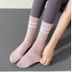 thumbnail image 3 of 8 pares de calcetines largos de yoga con agarre para mujer, antideslizantes, para pilates, barra, danza y yoga., 3 of 5
