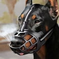 thumbnail image 6 of Strong  Breathable Can Drink Water With Reflective Strip Anti-Biting Adjustable Dog Muzzle Dog Mouth Cover FOR 25-35KG DOG, 6 of 8